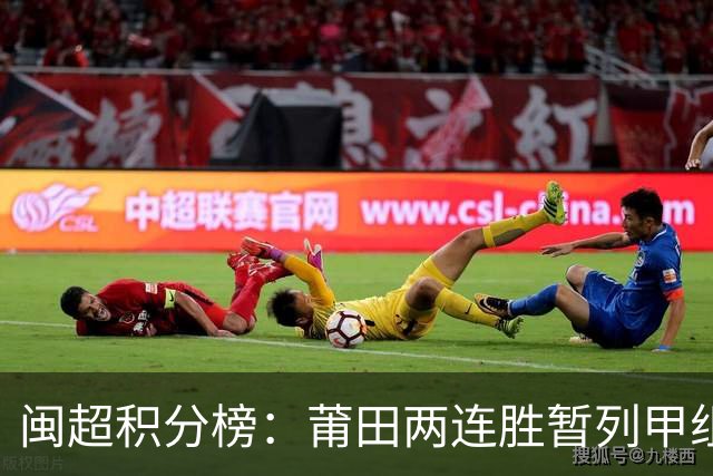 闽超积分榜：莆田两连胜暂列甲组第一 厦门福州二三 乙组第一漳州